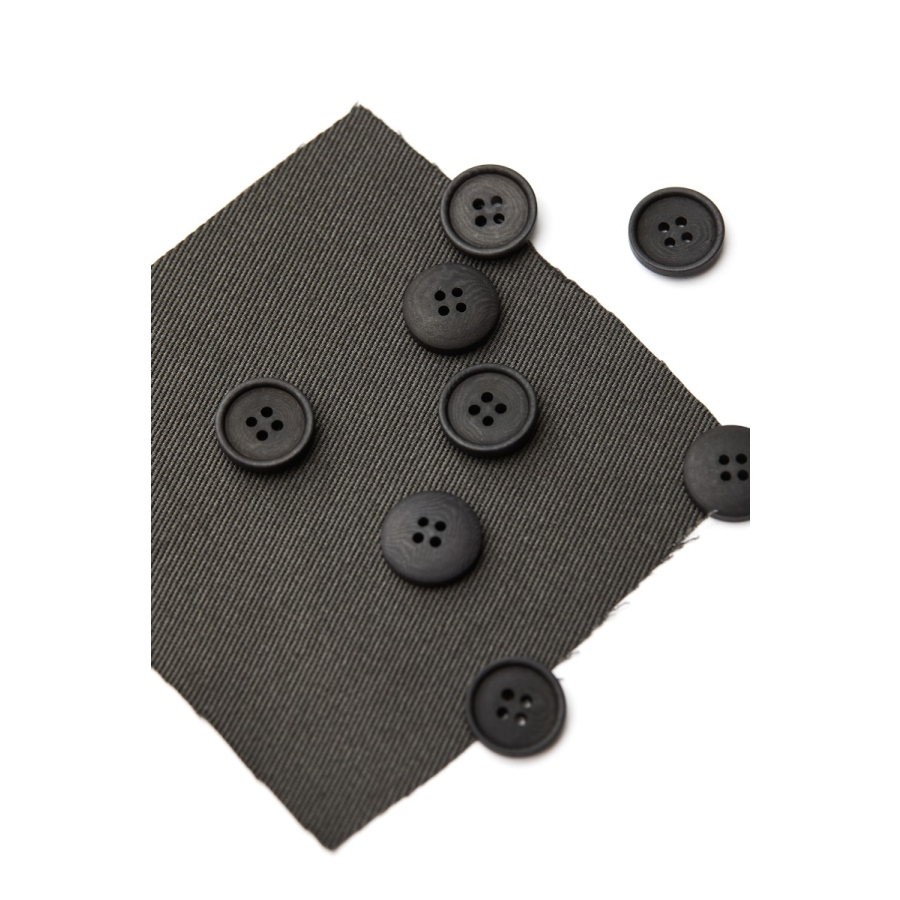 Blaze Corozo Button 15 mm - Calm Grey
