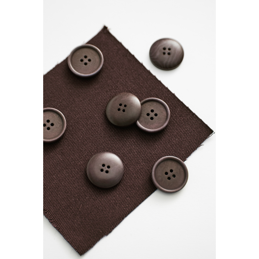 Blaze Corozo Button 20 mm-Umber