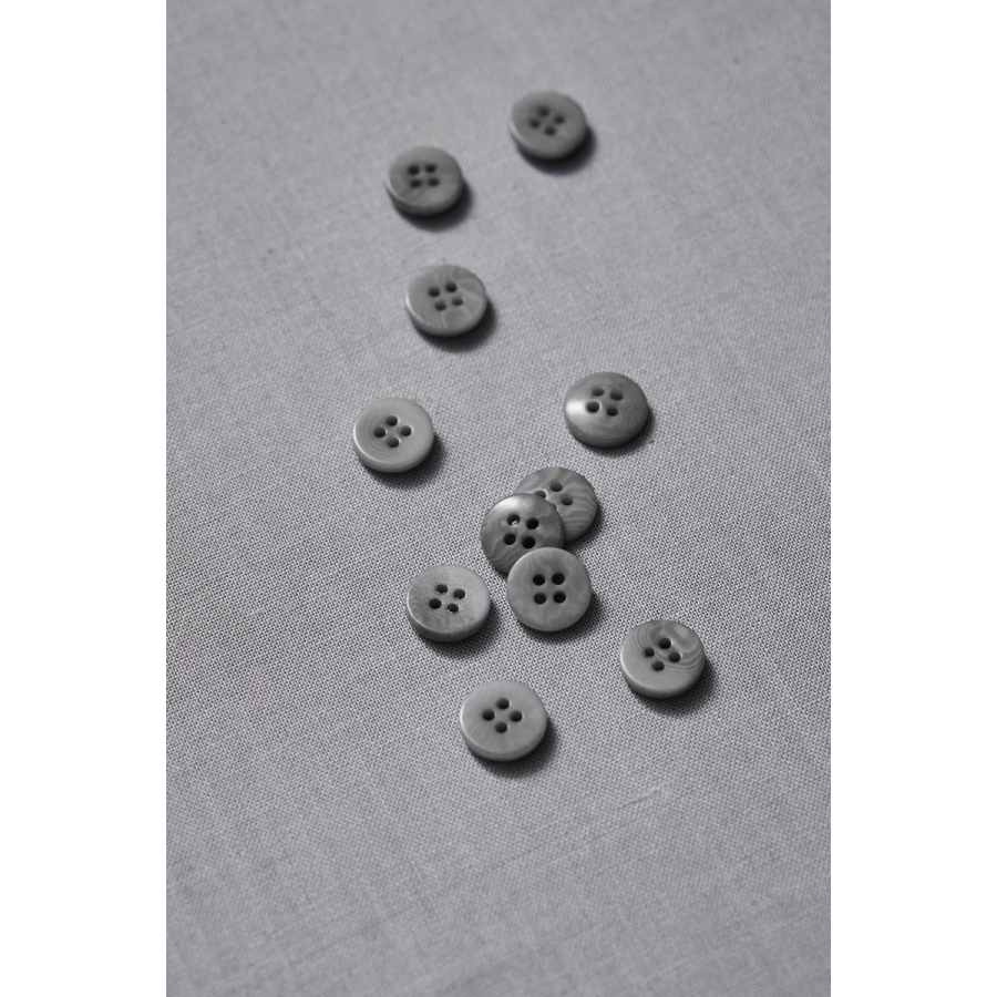 Plain Corozo Button 11 mm - Sky