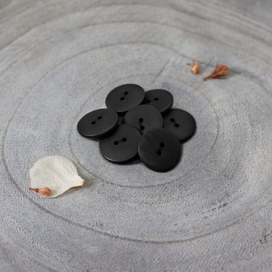 Palm Buttons, 15 mm - Black