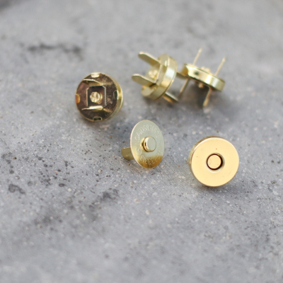 Magnetic Snap Button, Brass