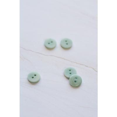 2-hole Corozo Button 11 mm - Sage Green