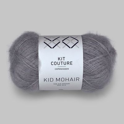 Kid Mohair - Sølvgrå (358)