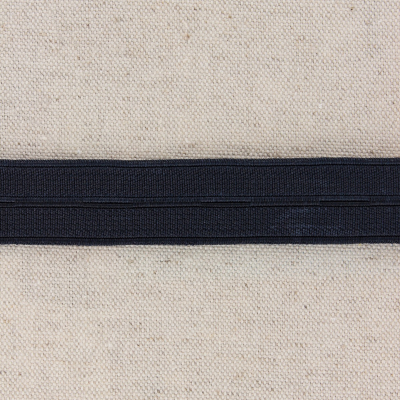 Buttonhole elastic - Black, 20 mm