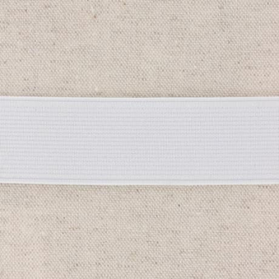 REMNANT  65x3 // Linningselastik, Hvid 30 mm (strikket)