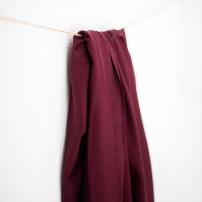 REMNANT 100x160 // Basic Stretch Jersey - Maroon