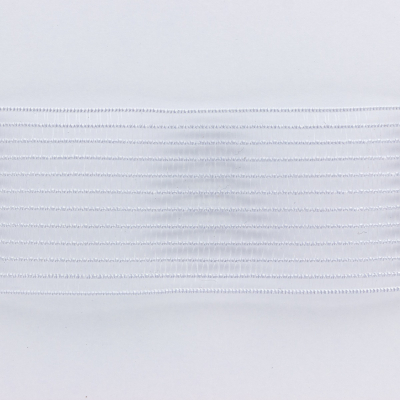 Smock/Shirring elastic - White, 40 mm