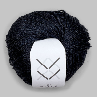 Silk Linen - Midnatsblå (5855)