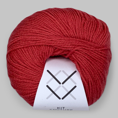 Wool Cotton - Cinnoberrød (7846)