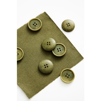 Blaze Corozo Button 20 mm - Olive Green