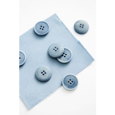 Blaze Corozo Button 20 mm - Faded Blue