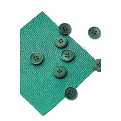Blaze Corozo Button 15 mm - Chalky Green