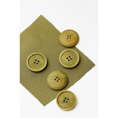 Blaze Corozo Button 28 mm - Olive Green