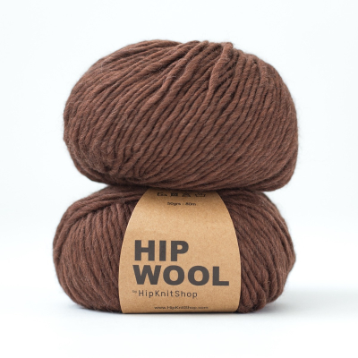 Hip Wool-Chocolate Crush Brown