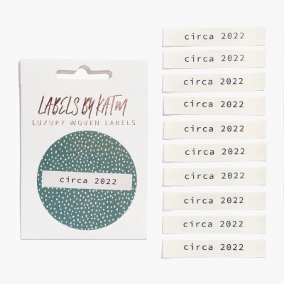 CIRCA 2022 - woven label