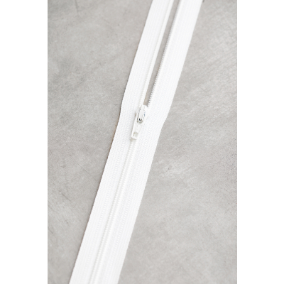 meetMILK coil zipper, 18 cm - Bright White