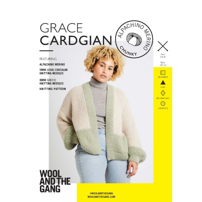 Grace Cardigan Two-Tone pattern