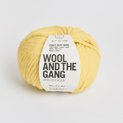 Crazy Sexy Wool - Chalk Yellow