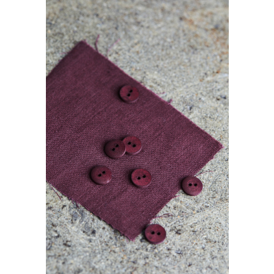 Curb Cotton Button 11 mm - Grape
