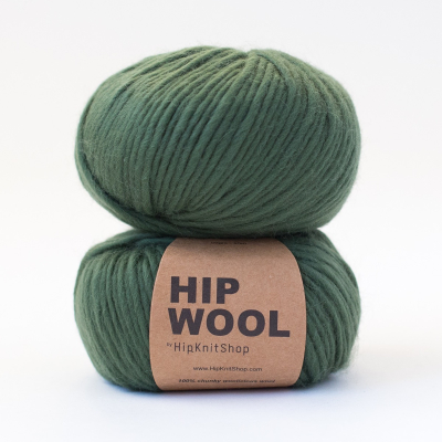 Hip Wool - Dark Olive Green
