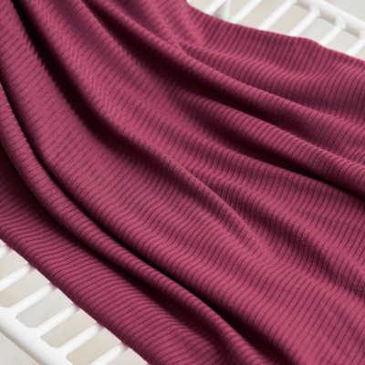 Derby Ribbed Jersey - Cherry