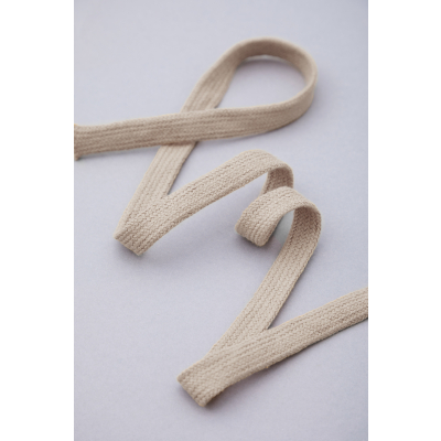 REMNANT  115 // Flat Cotton Cord, 10 mm-Dune
