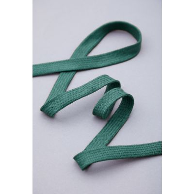 Flat Cotton Cord, 10 mm-Chalky Green