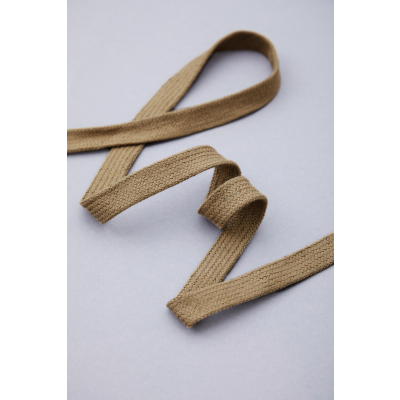 REMNANT 2,7 m // Flat Cotton Cord, 10 mm-Camel