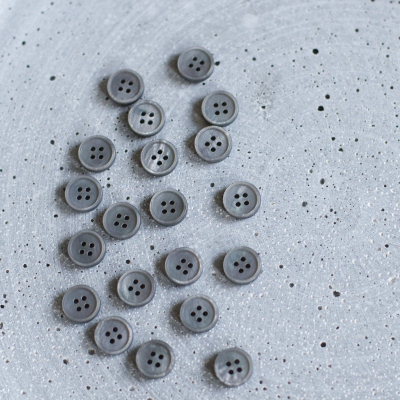 Button 133, Grey - 11 mm