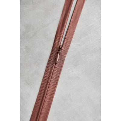 meetMILK invisible zipper, 60 cm - Old Rose
