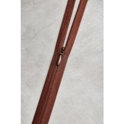 meetMILK invisible zipper, 60 cm - Pecan