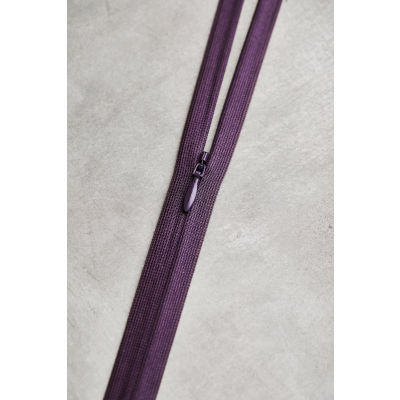 meetMILK invisible zipper, 60 cm - Purple Night