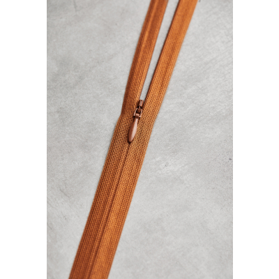 Invisible Zipper, 30 cm - Rust