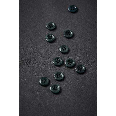 Frame Corozo Button 11 mm - Emerald