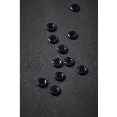 Frame Corozo Button 11 mm - Blueberry