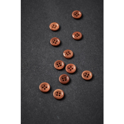 Frame Corozo Button 11 mm - Rust