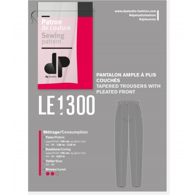 Le 1300 - Tapered trousers