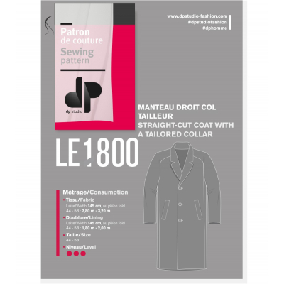 Le 1800 - Straight cut coat