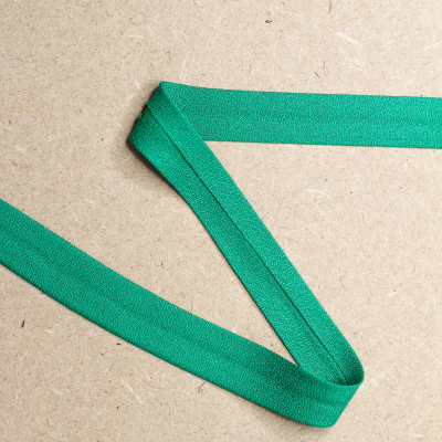 Leia Crepe Bias Tape 18 mm - Jolly Green