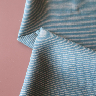 Marla Stripe Linen - Teal