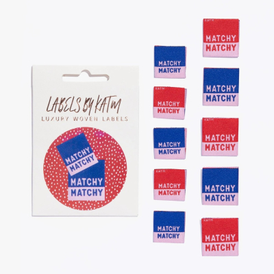 MATCHY MATCHY - woven label