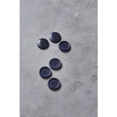Dish Corozo Button 25 mm - Blueberry