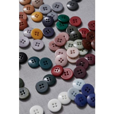 Plain Corozo Button 15 mm