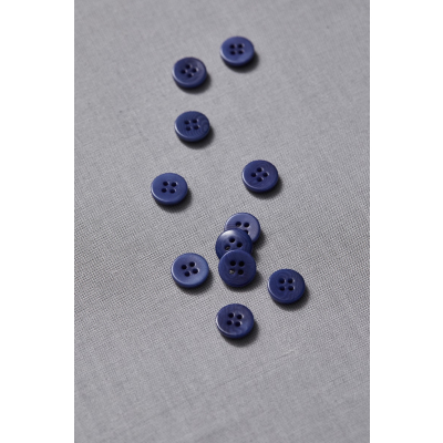 Plain Corozo Button 11 mm - Lapis