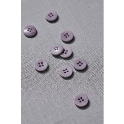 Plain Corozo Button 15 mm - Purple Haze