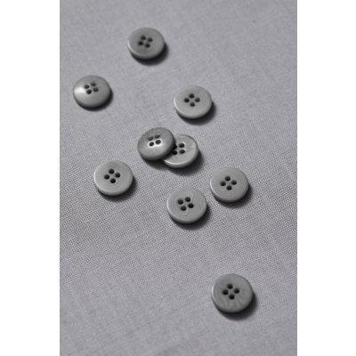 Plain Corozo Button 15 mm - Sky