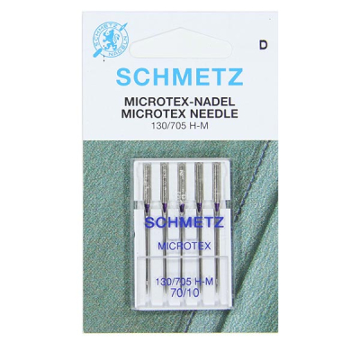 Sewing machine needles 70/10 microtex - 5 pcs