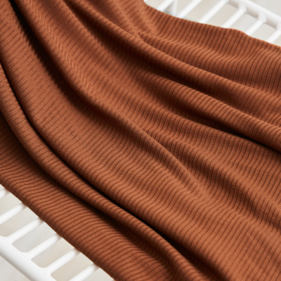 Derby Ribbed Jersey - Pecan
