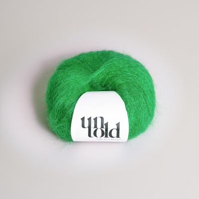 Pure Silk Mohair-Bold Green