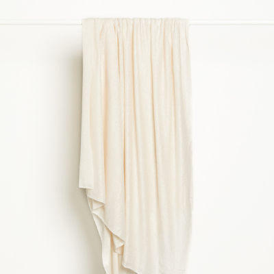 REMNANT 30x140 // Fine Linen Knit - Creamy White